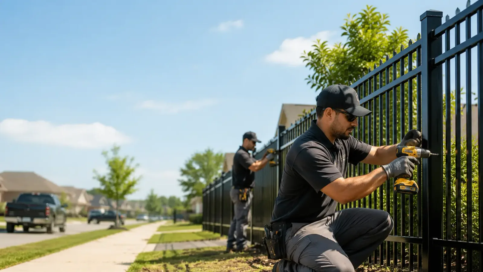 Metal Fence Installation in Cooks, MI